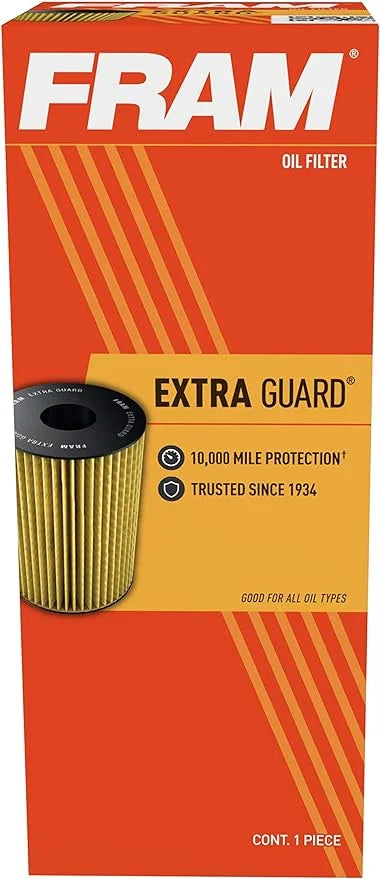 Oil Filter 10K Fram Interval Cartridge Mile CH11060, Guard Change Extra
