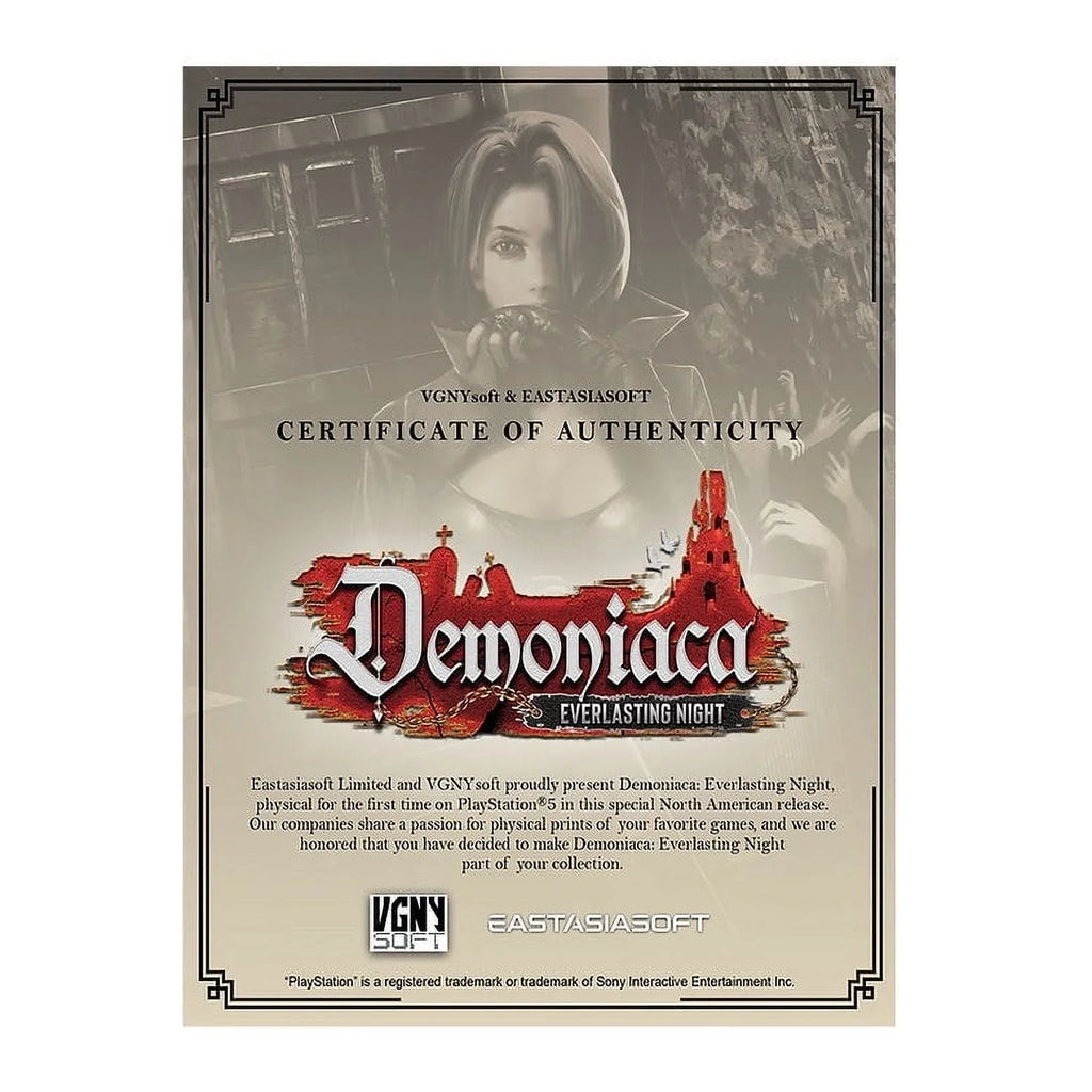 Night Everlasting [PlayStation Demoniaca: 5]