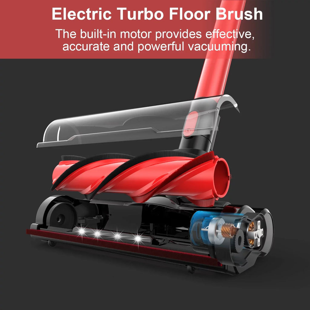 Stick Vacuum for Floor, Carpet, Brushless Motor Hard K17 23KPA Cleaner Cordless