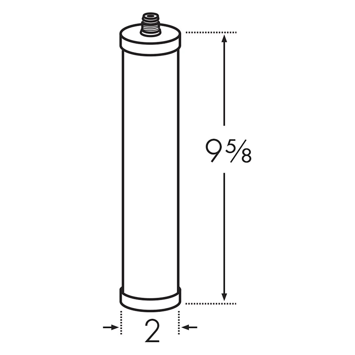 Franke White 2 FRC06-2PK Count Cartridge, 1), of (Pack