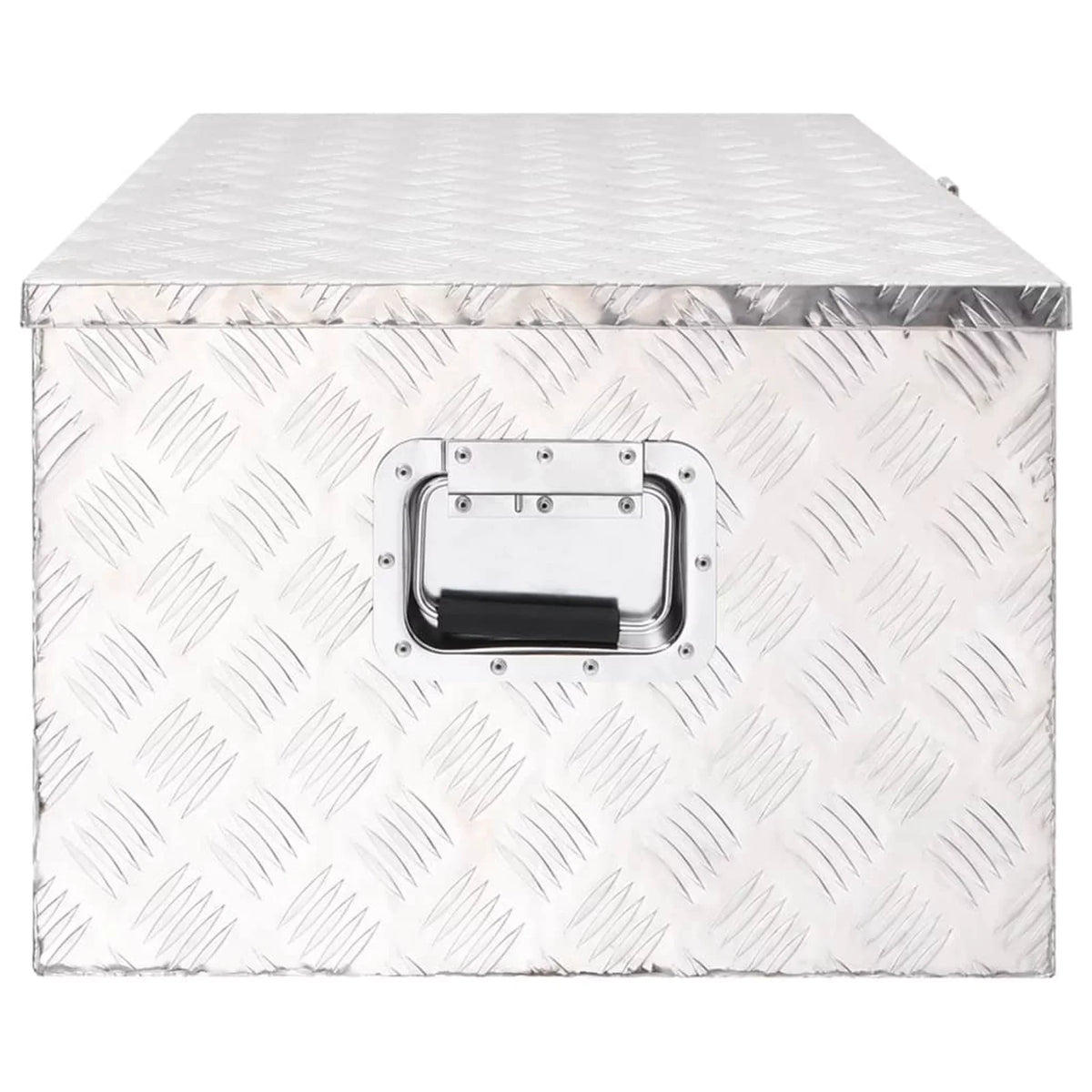 Silver Box Case Truck for Inches x Box Anself Vehicle, (L x Organizer x Lockable Trailer Tool Camping H) Trip Aluminum 14.6 x 21.7 Underbody W Garage, 39.4 Storage Toolbox