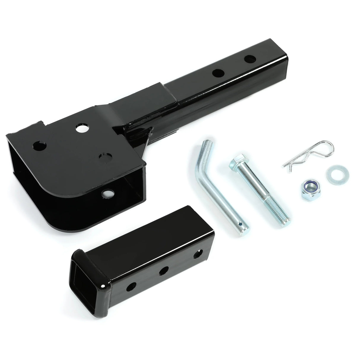 Up Folding Wheelchair Cargo Pounds Tongue to 2” Hitch Receiver Black Carrier Weight Mount Trailer Steel 500 Kojem