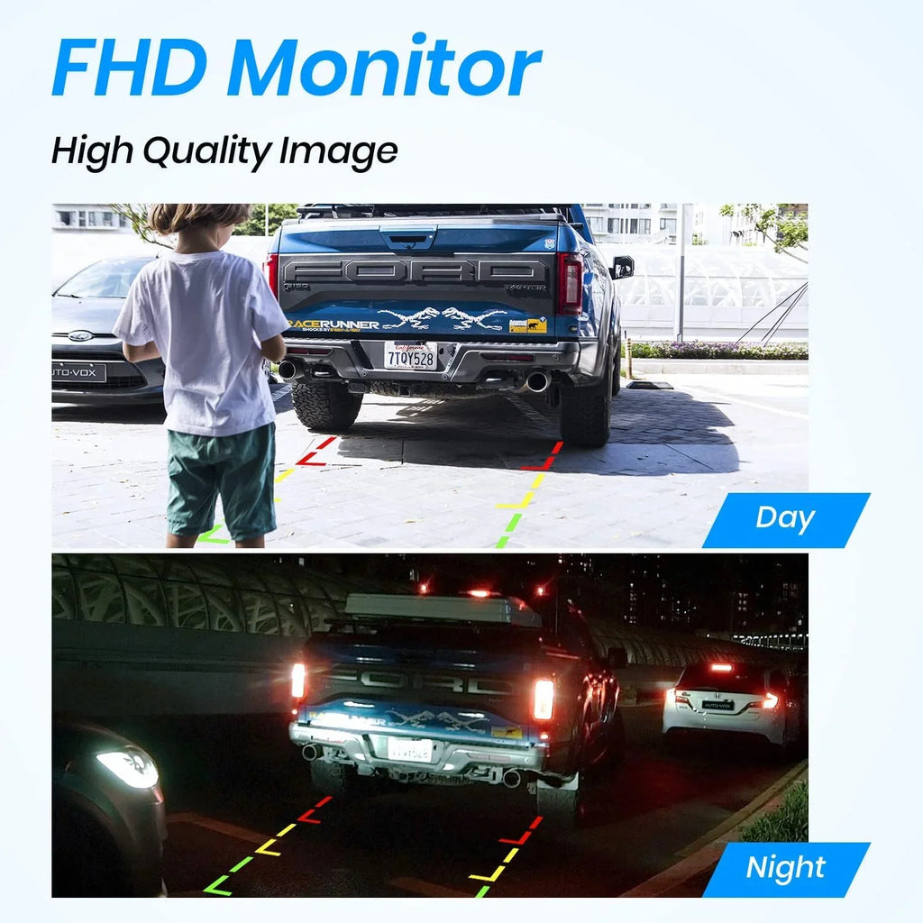 Reverse IP68 Plate Solar Vehicles Camera Camera for AUTO-VOX Camera License Wireless Waterproof Backup Trailer/SUV