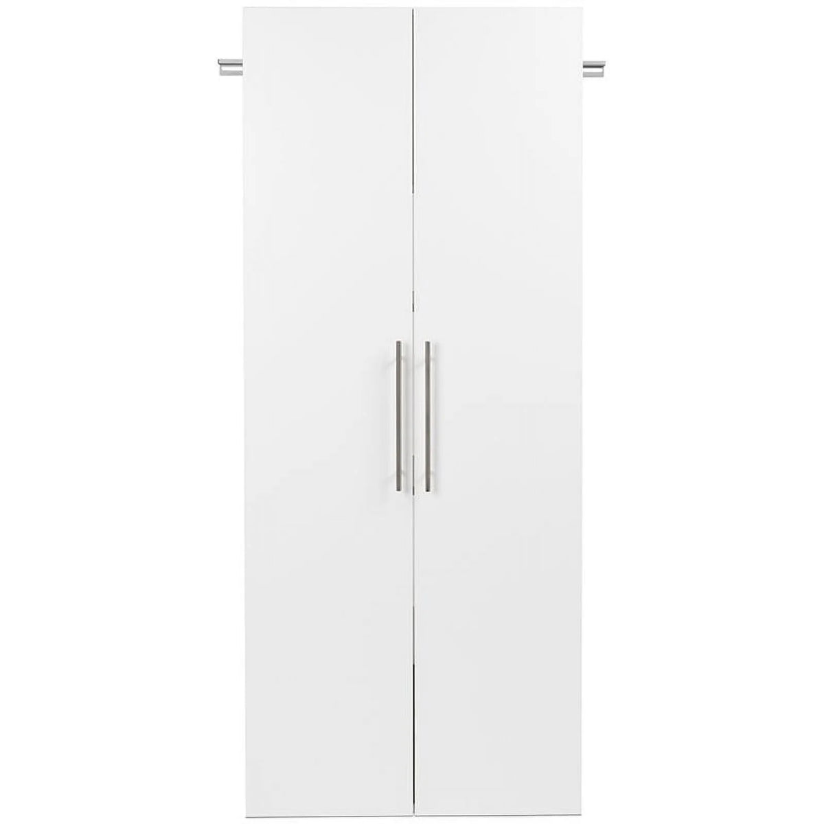 Garage Mounted 3 Row in Set 90" Wall Piece Cabinet Large White Pemberly