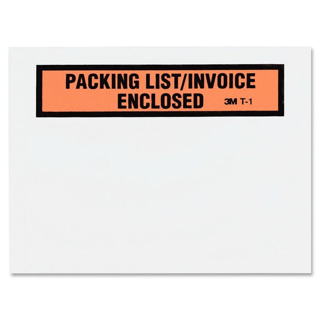 5.5", x 4.5" List Self-Adhesive Envelope, Print Top White, Packing 1000-Count 3M