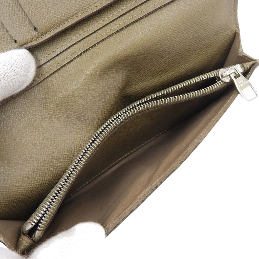 Vuitton M32807 Portefeuille Long VUITTON Ural Taiga LOUIS Bifold (Good) Louis Pre-Owned Brother Wallet