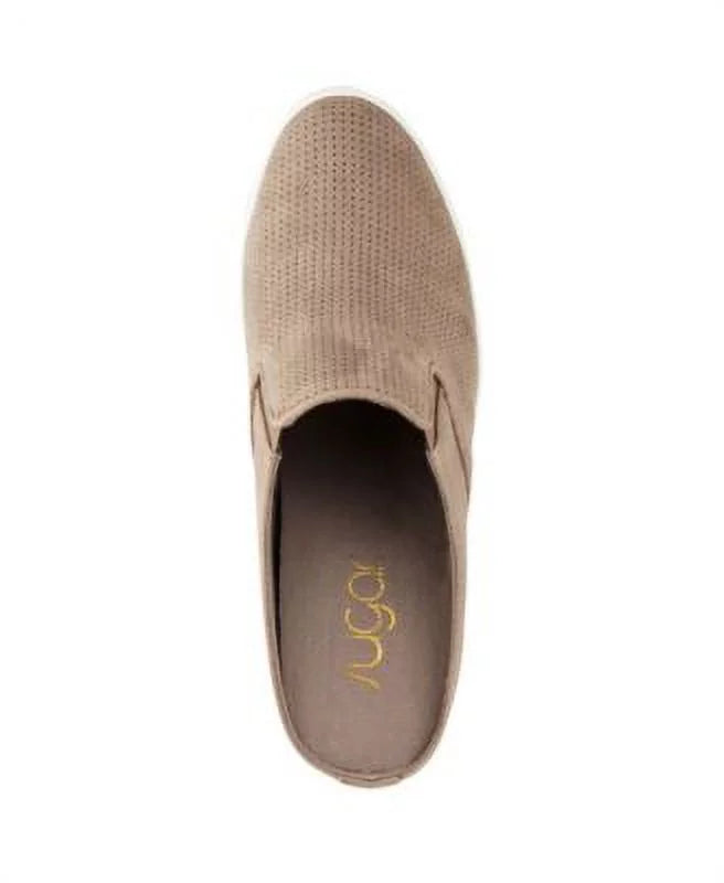 9 On Goring Beige Hidden On M Kallie Sneakers Athletic Heel Sides Almond SUGAR Womens Wedge Toe Slip Cushioned