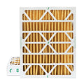 Pleated 11 Air 15-1/2 x 4" of 19-1/2 16x20x4 Inch Size: Pack x 2 Glasfloss. 3-3/4 MERV Actual Filters by