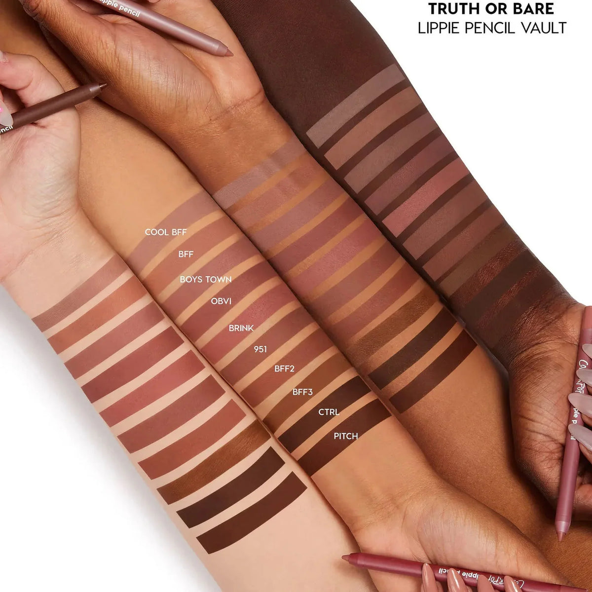lippie pencil or bare truth vault Colourpop