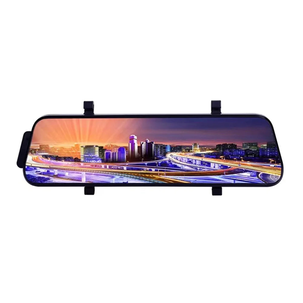 Aibecy Touchscreen Night-Vision Clear 170° Wide Driving Parking 1080P Support Re Loop Detection Monitor Rear with Inch & Motion 9.66 Dash Recorder Dual Locking Collision DVR Angle Recording Front