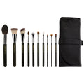 Set Roll-Up Brush Essential Makeup with Tools Maestro Pouch Professional Bdellium The Series 10pc. Key