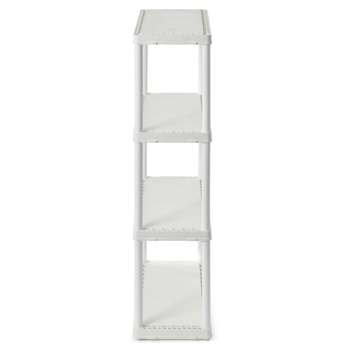 Shelf 4 Light Gracious Living Storage Unit, Duty (2 White Pack) Height Set