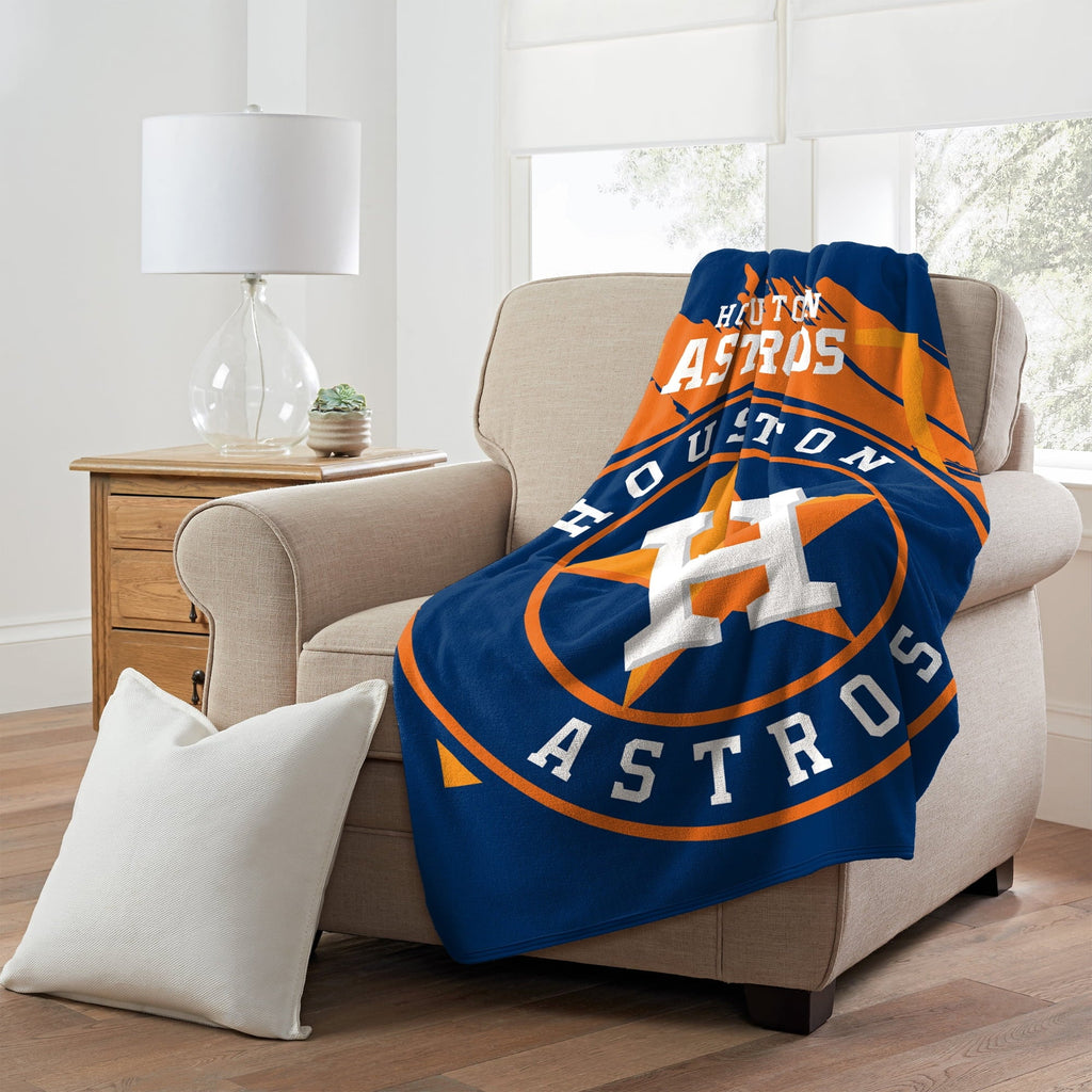 Blanket Houston 46" Throw Dimensional 60" Group The Micro Astros Plush x Raschel Northwest