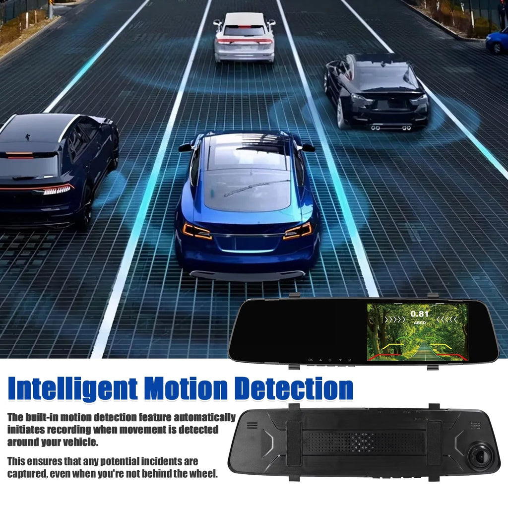 Dash Screen Reverse Rear Rear Camera 4.3 4 Dazzduo Camera Dual Camera,Camera 4.3 Screen Dash Radars Dual Inch Dash 1080P Rear Support DVR Reco Inch Cam Rear Radars Radars Dash Inch Reverse