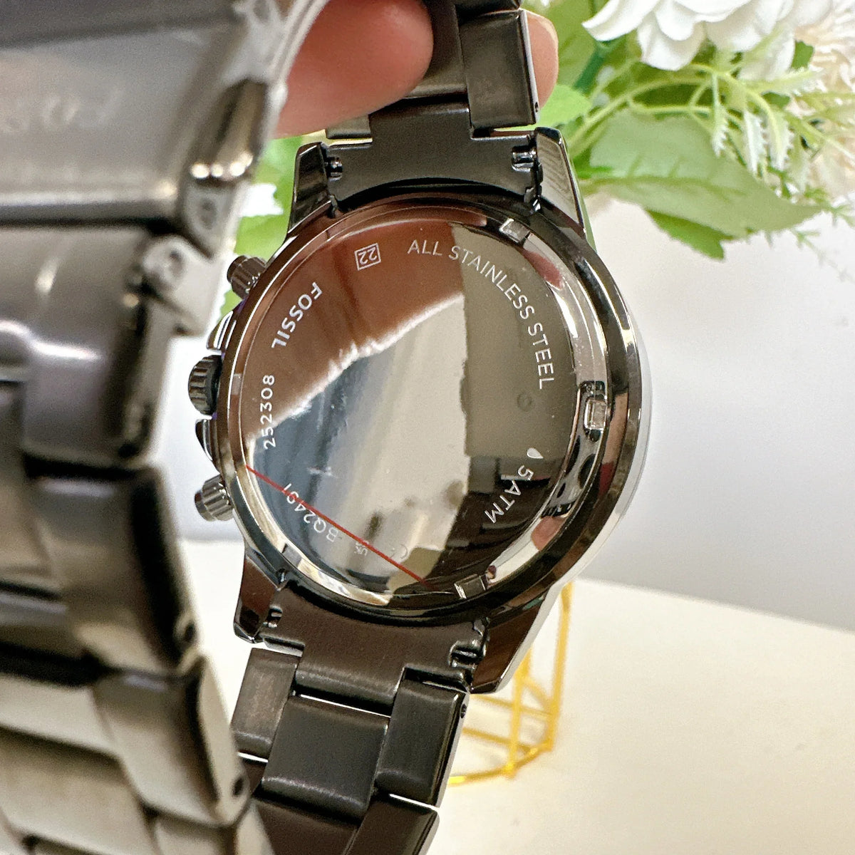 Watch BQ2491 Steel Stainless Bannon Multifunction Fossil Smoke
