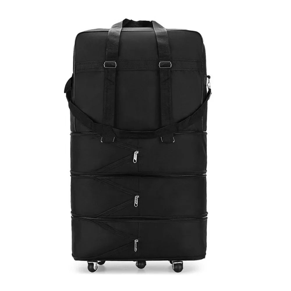 Collapsible Foldable Luggage Travel Women Rolling Suitcase Bag Festnight Expandable for Men