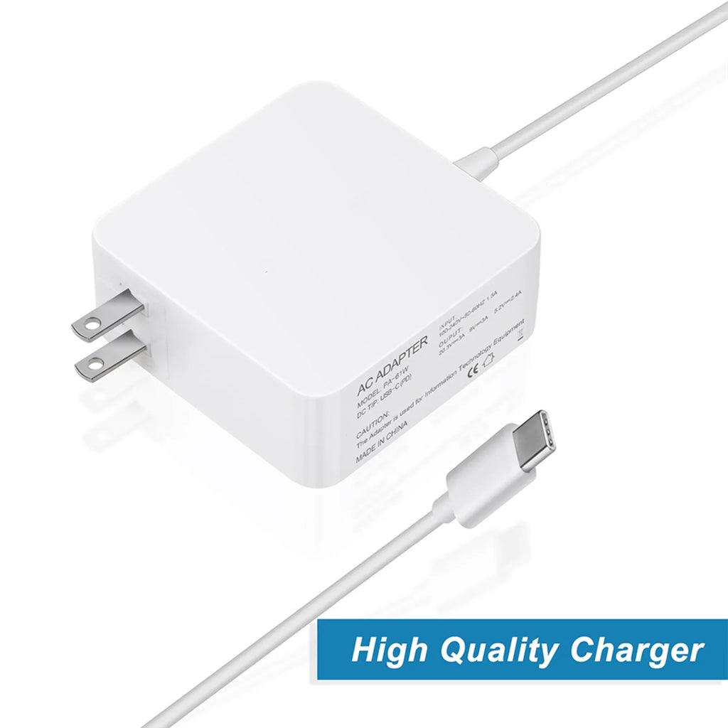 AC Adapter Replacement KONKIN PSU P82G003 Type-C 7390 BOO White for Charger USB 2-in-1 Laptop Dell 65W Compatible 13 XPS