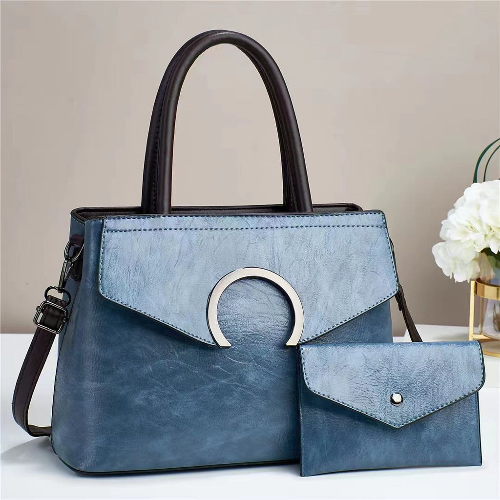 and Luggage Women's American Set Two Fashion European One Women's 2023 Shoulder Handheld Junior Women's New Baobao Bag Mother Piece Bag