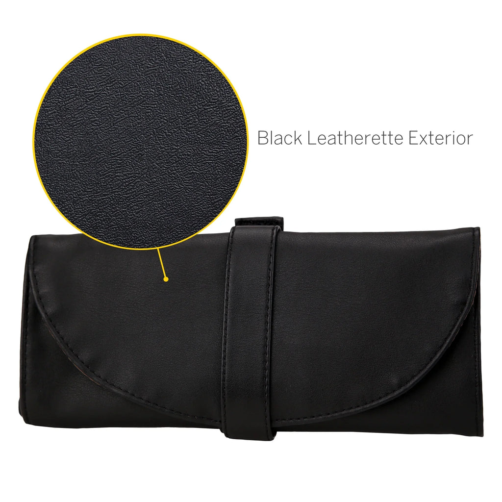 Set Roll-Up Brush Essential Makeup with Tools Maestro Pouch Professional Bdellium The Series 10pc. Key