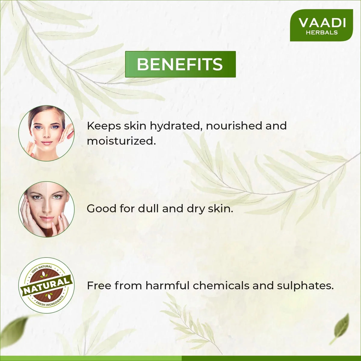 Fresh Vaadi Soap, Herbals Papaya 75G