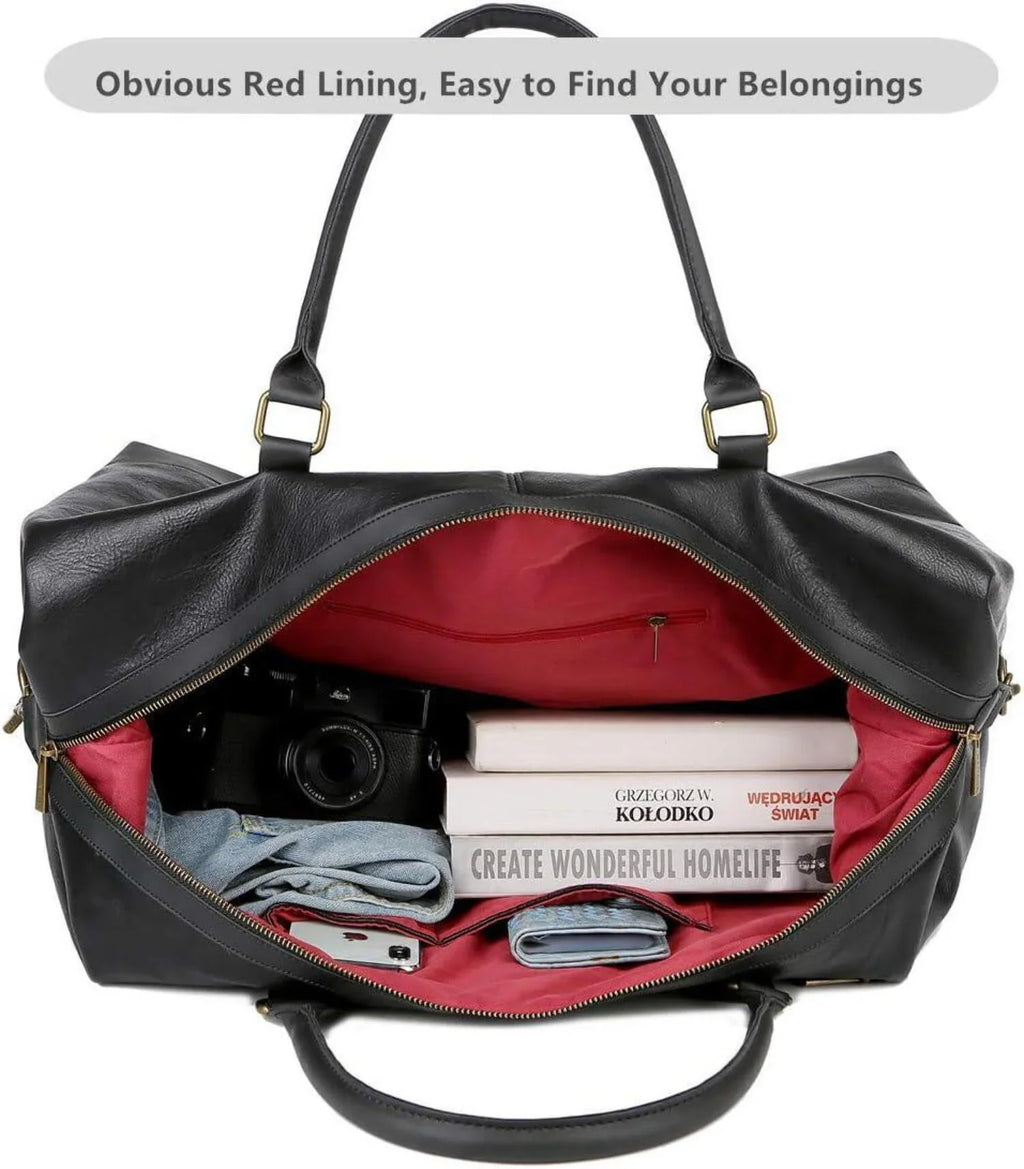 Overnight Bag Duffel Leather Fashion Co. FR 20 Travel
