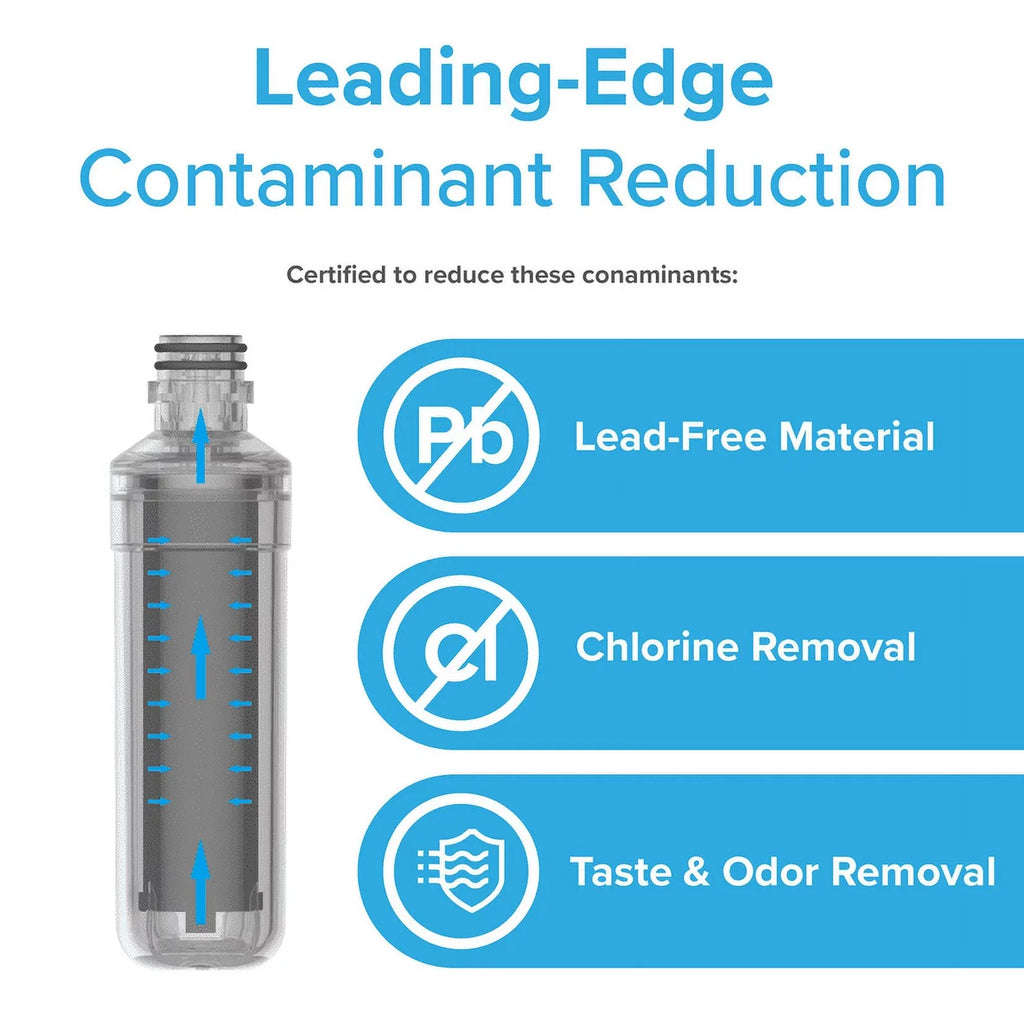 Filter LT1000PC, Pack Replacement LGLT1000P, With Brio Refrigerator LT-1000PC Compatible Water 3 LT1000PCS,