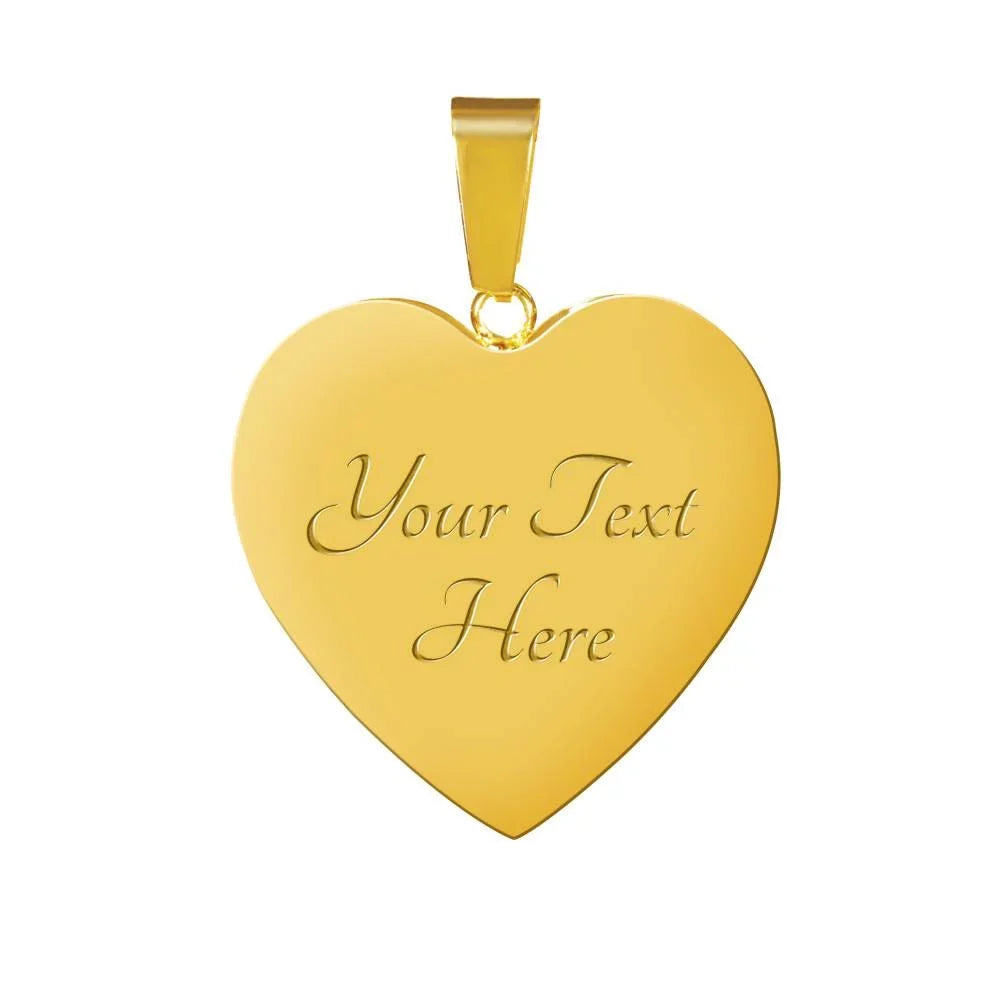 Yours Stainless Heart Steel or is Love Pink Gold My Bangle 18-22" 18k