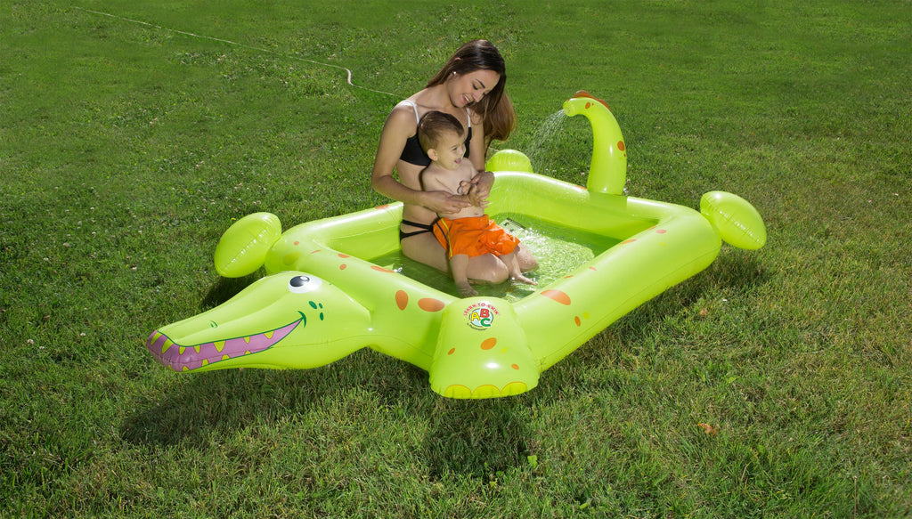 Pool Poolmaster Inflatable Swimming Kiddie Crocodile Spray