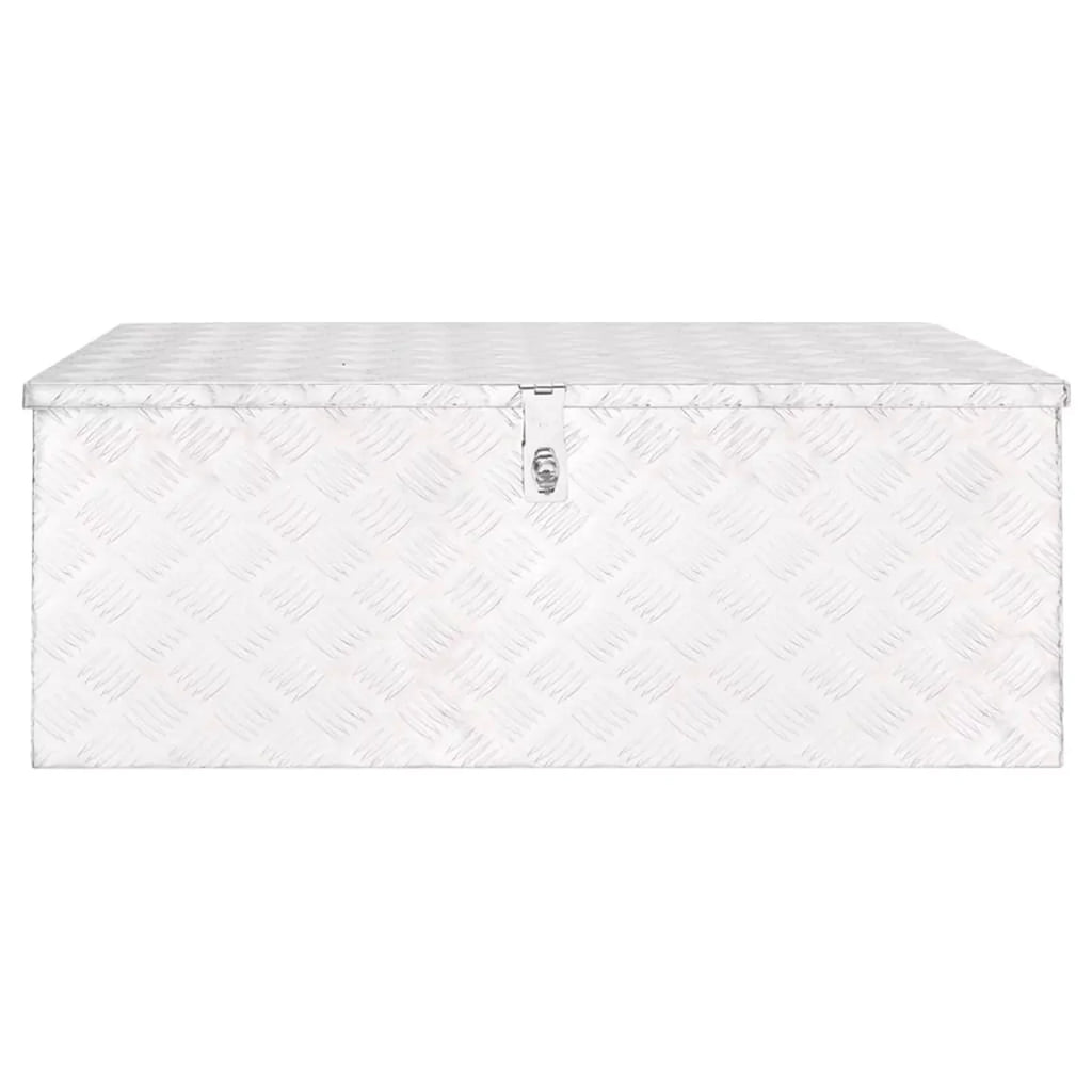Silver Box Case Truck for Inches x Box Anself Vehicle, (L x Organizer x Lockable Trailer Tool Camping H) Trip Aluminum 14.6 x 21.7 Underbody W Garage, 39.4 Storage Toolbox