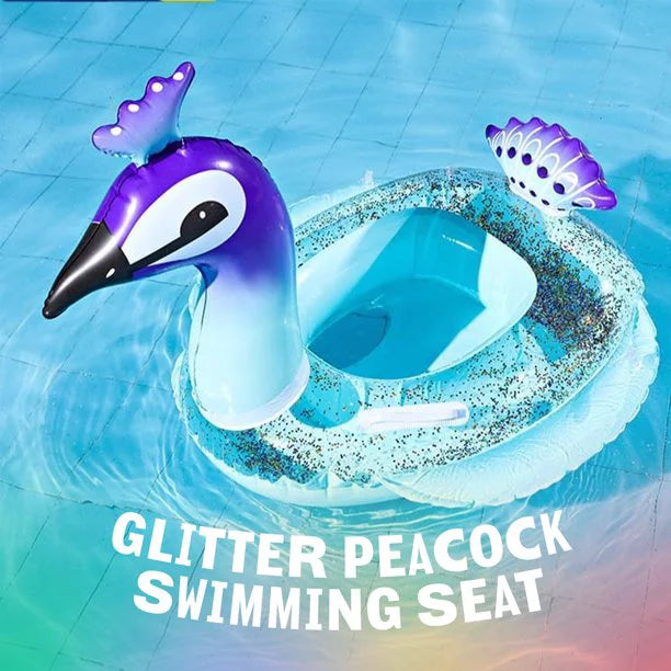 Game Peacock 48 Fun Float with Fast Decorative Inch for Malai Water Glitter Beach Swim Toys Kids Party Lounge Valves Inflatable Pool Raft Floaties | Designed