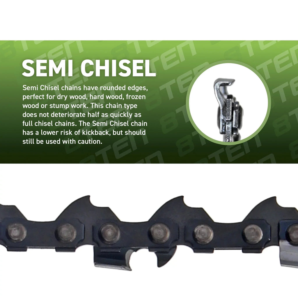 8TEN inch .375 16 09 160SDEA074 250 Bar Chainsaw for 2 Guide 017 180 170 MS Chains Stihl 010 91VXL055G 251 MK1002915 .050 and