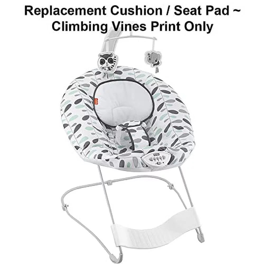 Print Pad ~ Soothe Part Baby Cushion/Seat ~ for & Bouncer Replacement See Replacement Climbing - Vines Deluxe GVG02 Fisher-Price