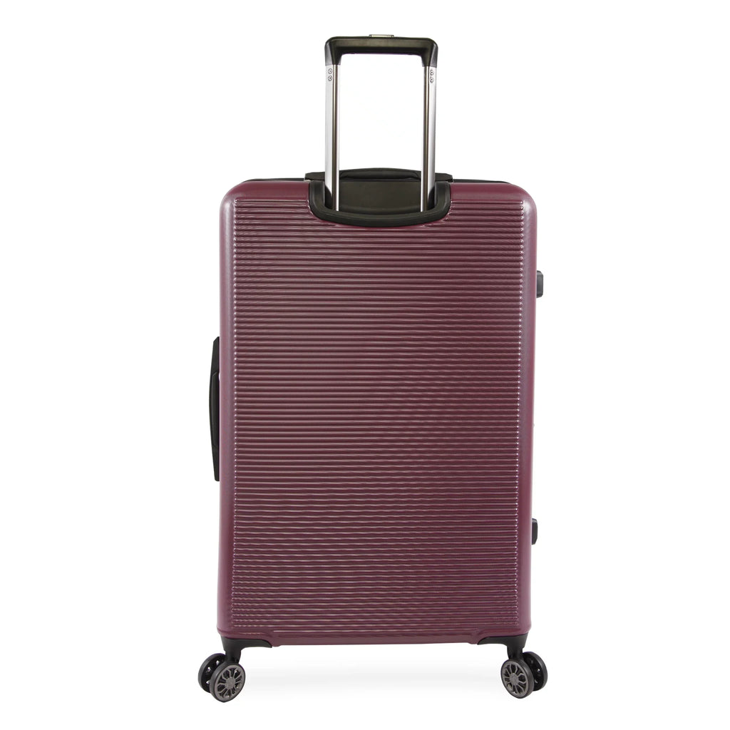 '- Nelson Brookstone Plum Hardside Luggage 29" Spinner