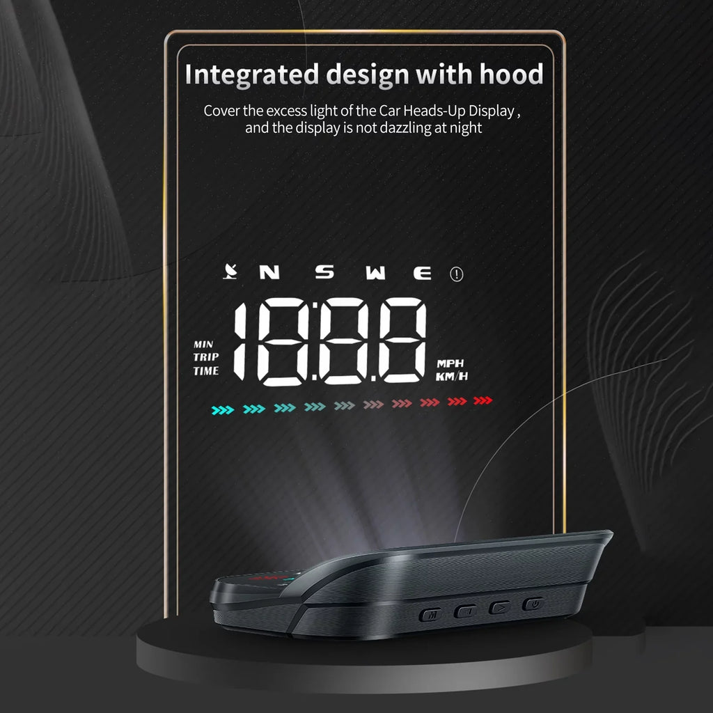 with Car GPS for Heads-Up Display Alarm Digital Pinnaco Speedometer Overspeed Speedometer
