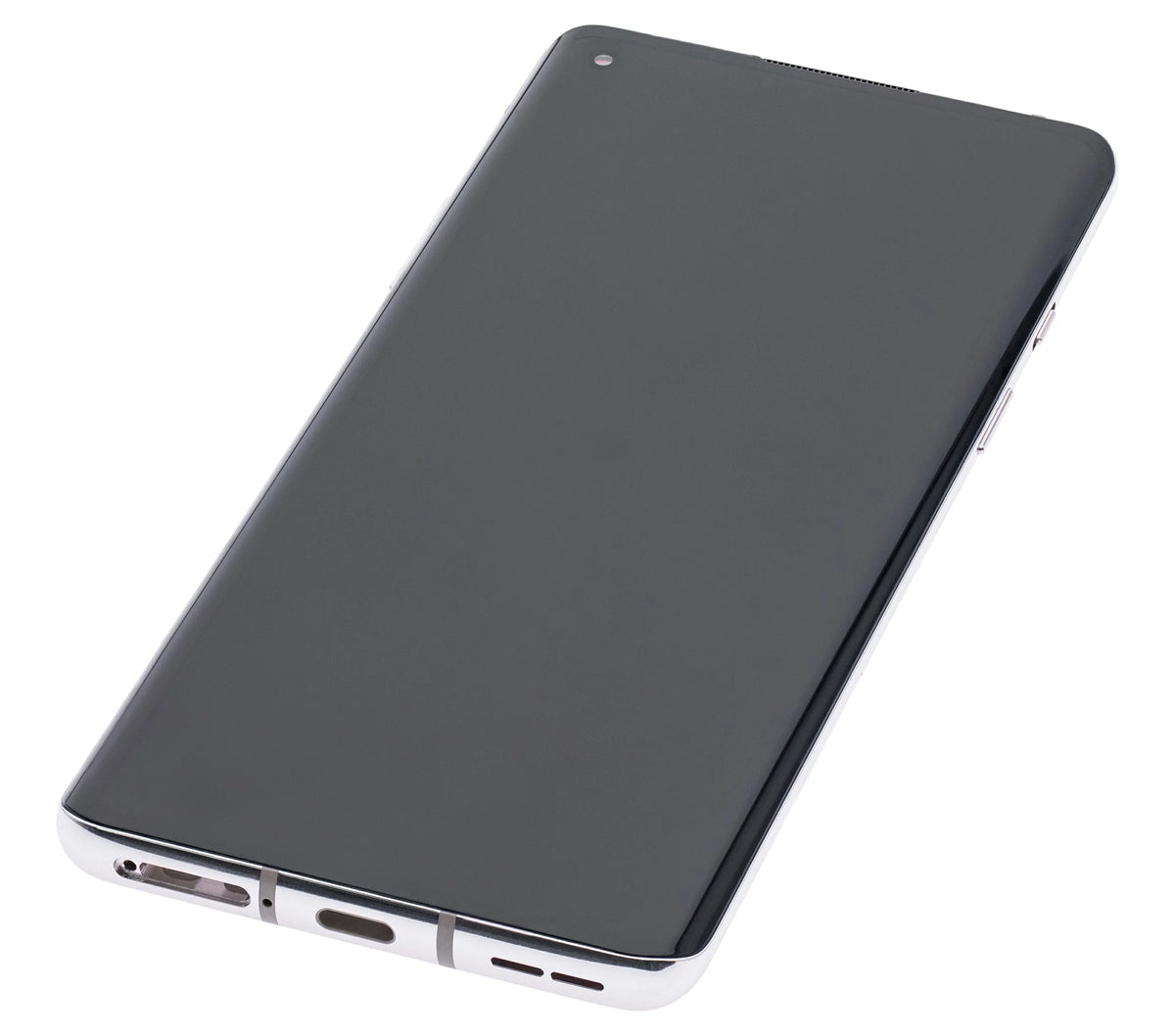 Assembly Replacement (Non-Verizon Compatible Frame Frame) OnePlus 5G OLED (Refurbished) 8 Silver) 5G UW (Polar For With /