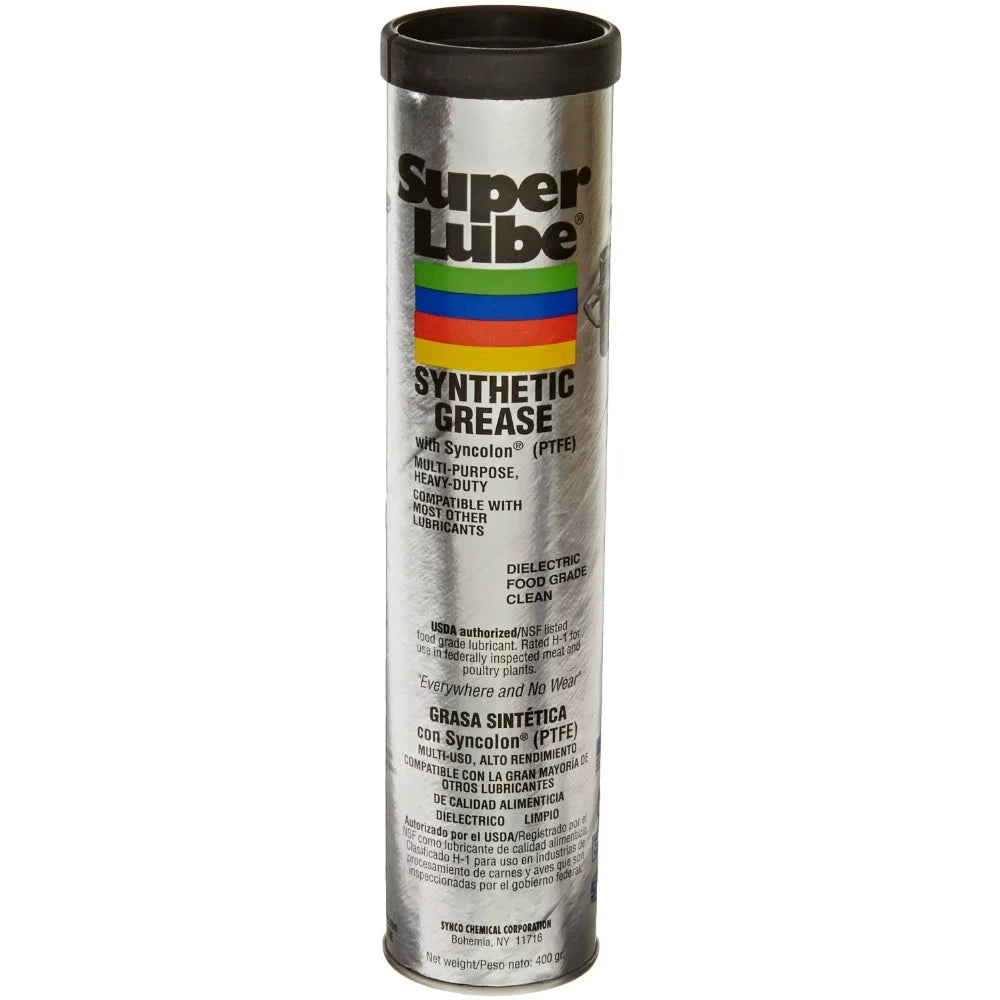 41150 Super Gram, with Lube Each 400 Multi-Purpose PTFR, Syncolon Synthetic Grease