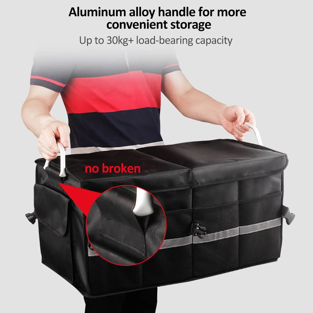 Oxford Automotive Capacity, Apexeon Box, Trunk 55L Organizer, Folding Cloth Reflective Solution Storage Strip, Car Cargo