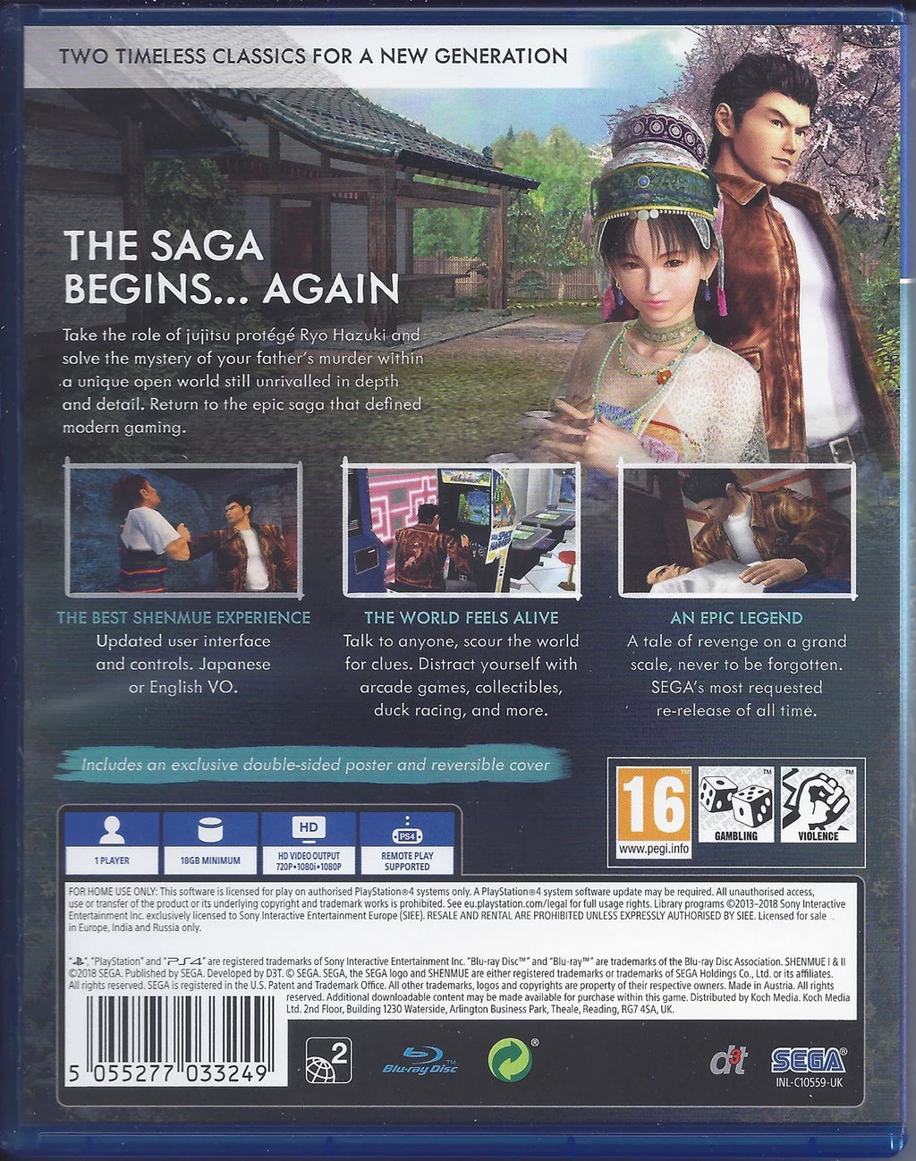 & PlayStation Shenmue I II for 4