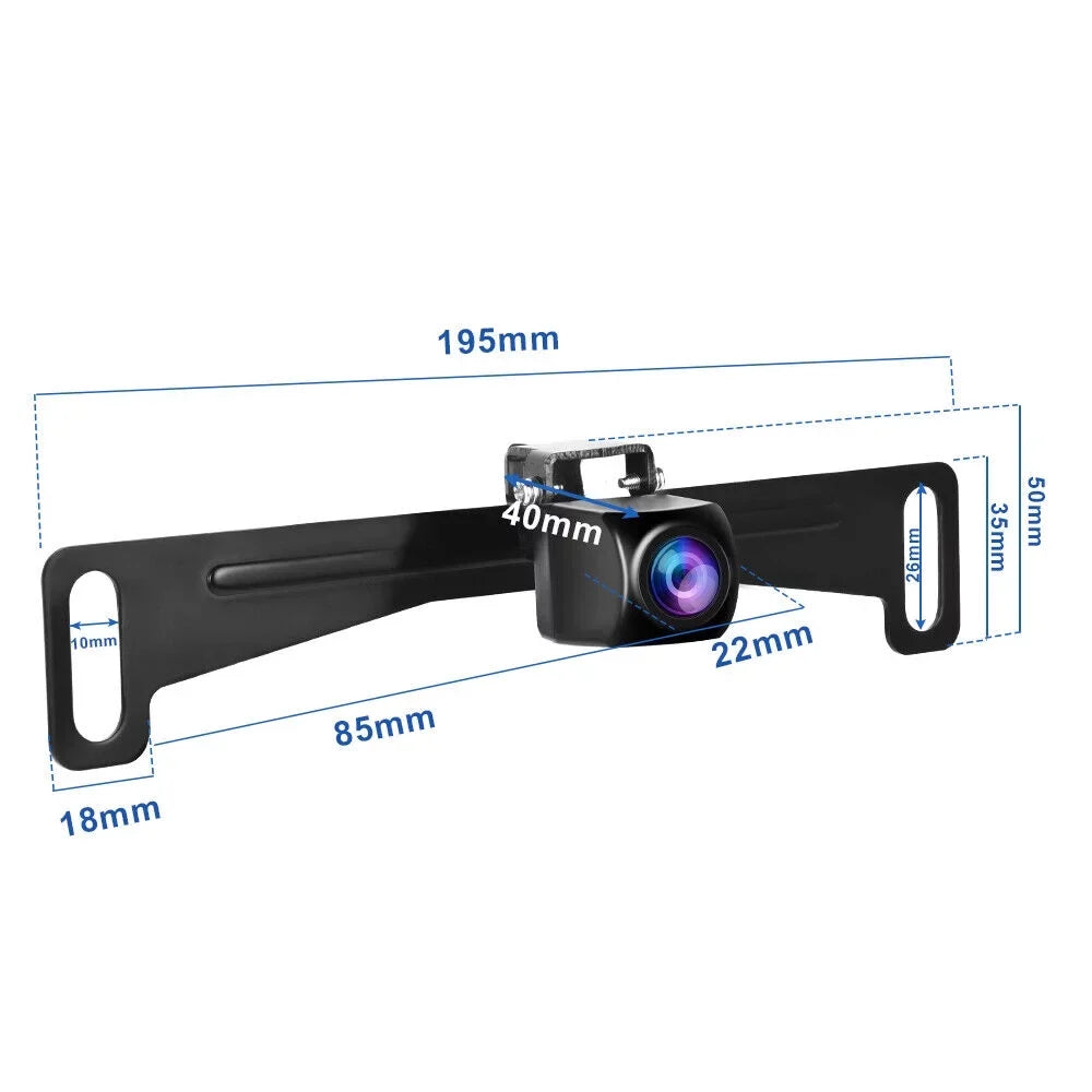 System Parking HD Car View Backup Rear Camera Monitor License Plate Reverse 4.3inch