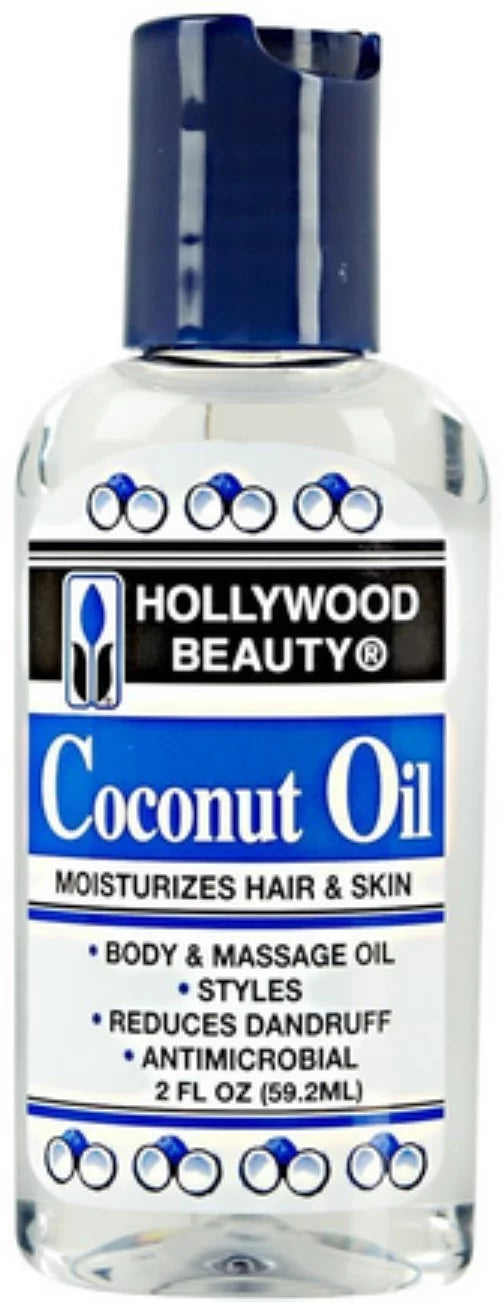 Coconut 6) Oil, oz Hollywood Beauty of (Pack 2