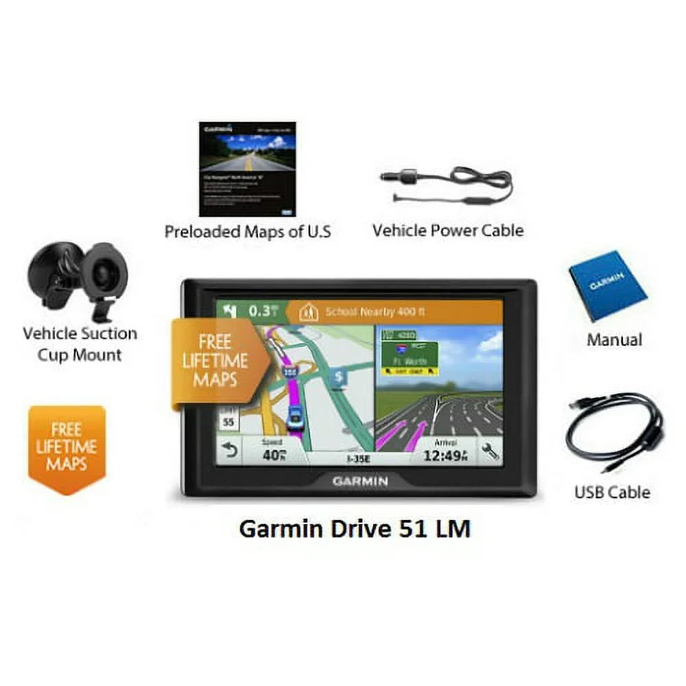 Navigator with Garmin 51 Drive LM Entry-level Driver Alerts GPS
