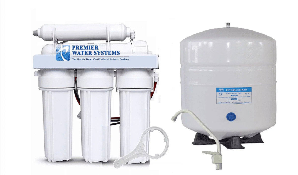 Reverse Osmosis Drinking USA RO System Filter Home Water Low Pressure