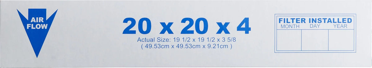 5/8) (3 20x20x4 Nordic Pack Filters 2 MERV Pure 15 Air Pleated