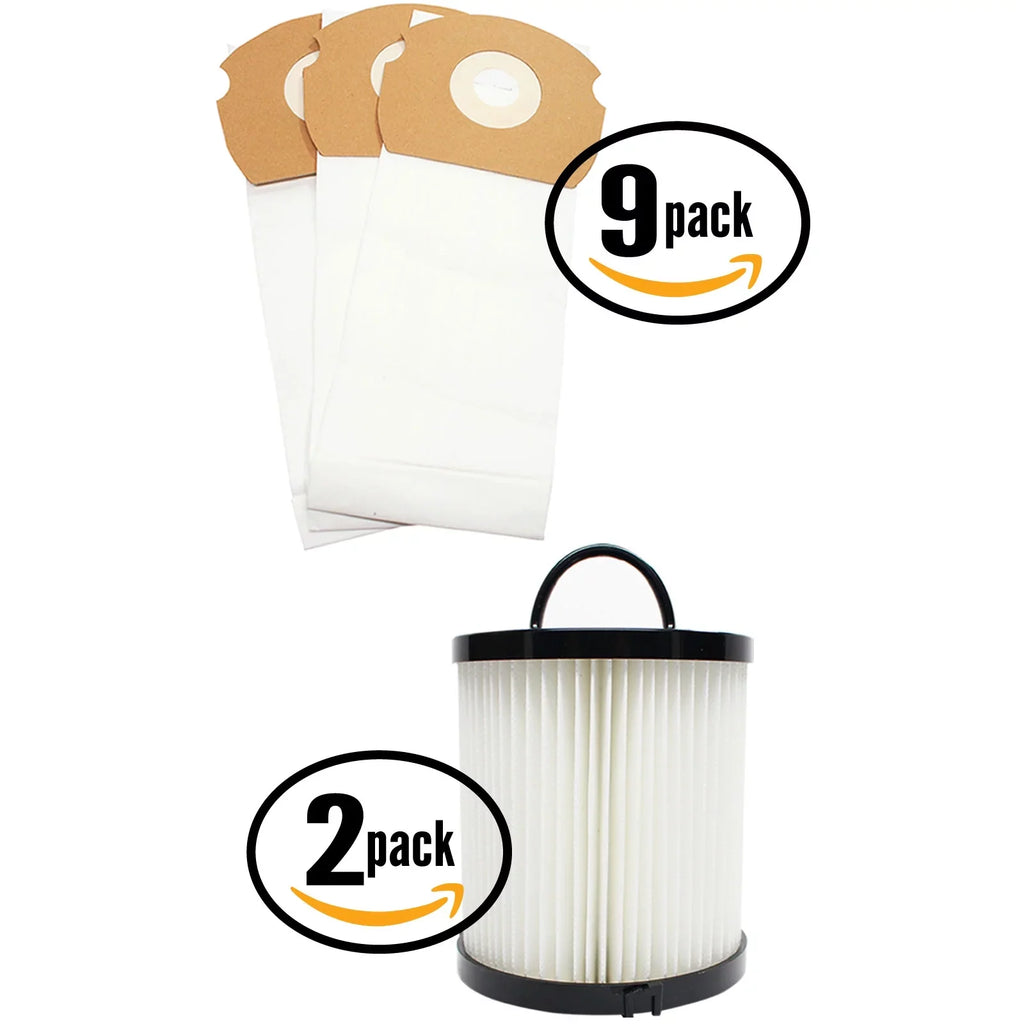 AirSpeed Filter Replacement 27 Bags Vacuum Dust Eureka Bag AS Cup 2 Vacuum Eureka Filter DCF-21 Gold & Compatible & AS1001AX -