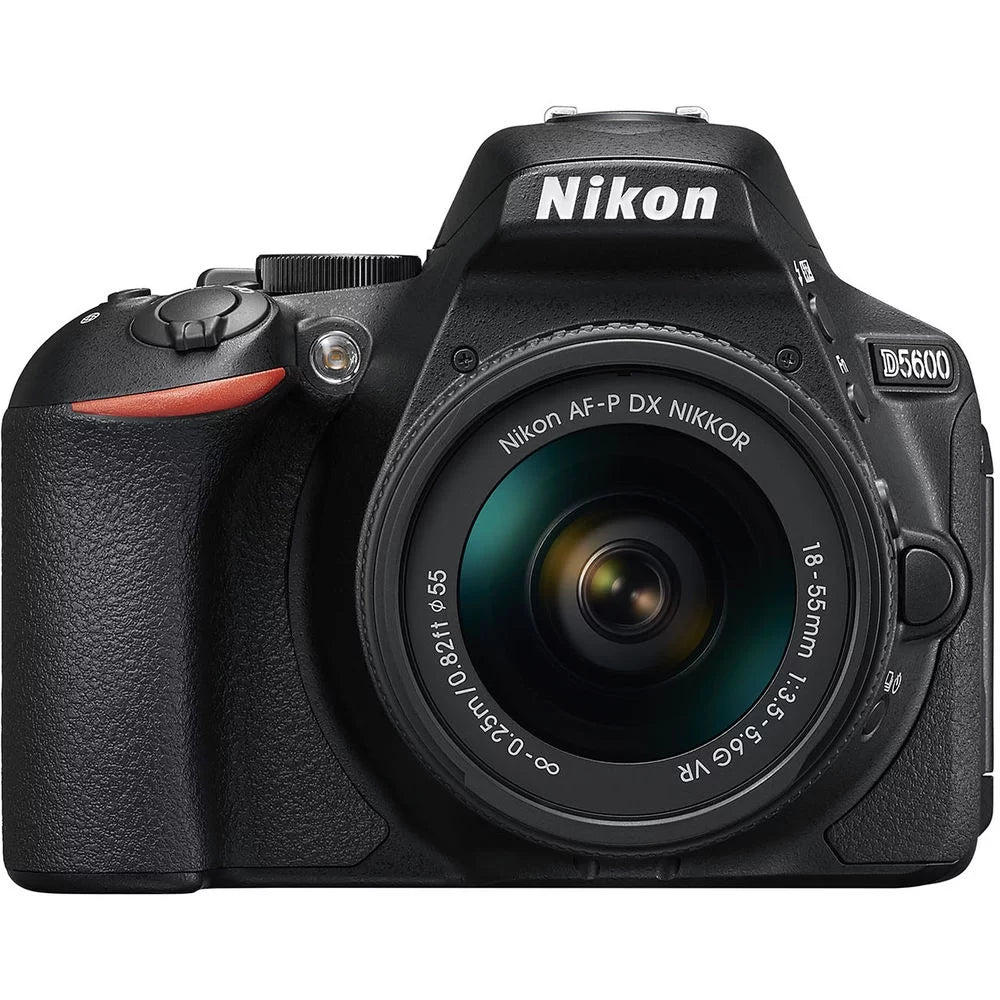 DSLR 18-55mm 1yr Camera - Nikon Canon Case + + + D5600 UV Kit 64GB Warranty + VR