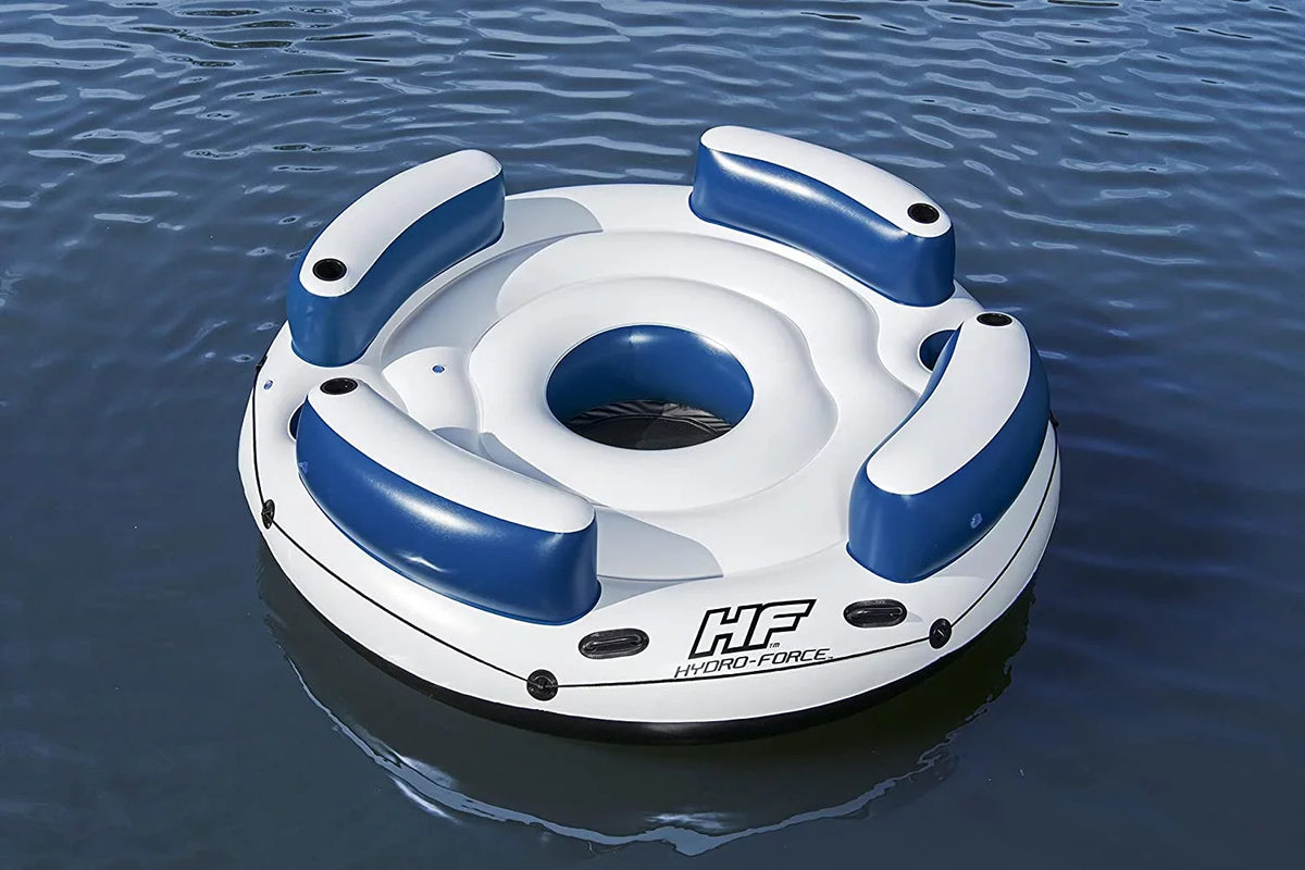 Party Inflatable 4-Person Hydro-Force Lazy Island DayZ