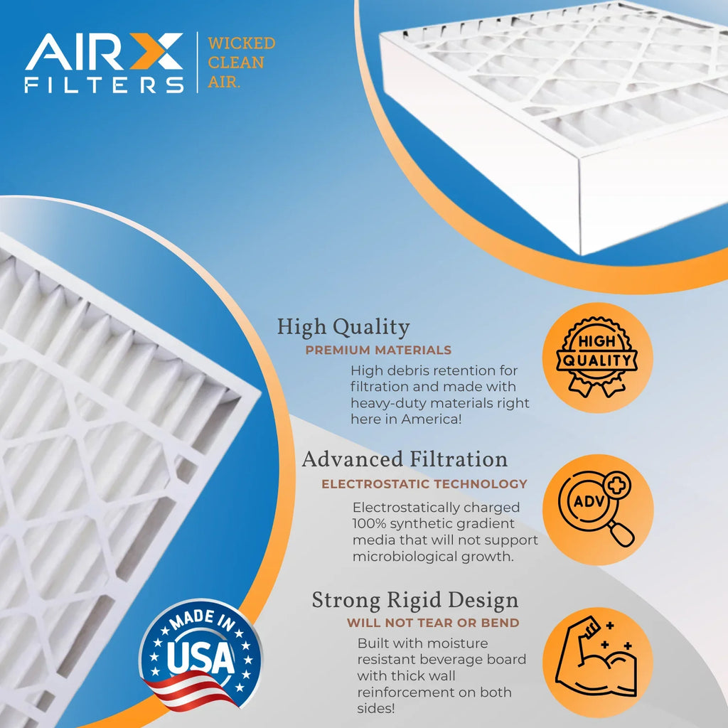 Filter 2 X0582 AIRX by MERV Filter to 16x20x5 FILTERS Compatible Comparable FPR Pack & Air MPR 13 Lennox 2200 1500 WICKED CLEAN AIR. 9 - with Air