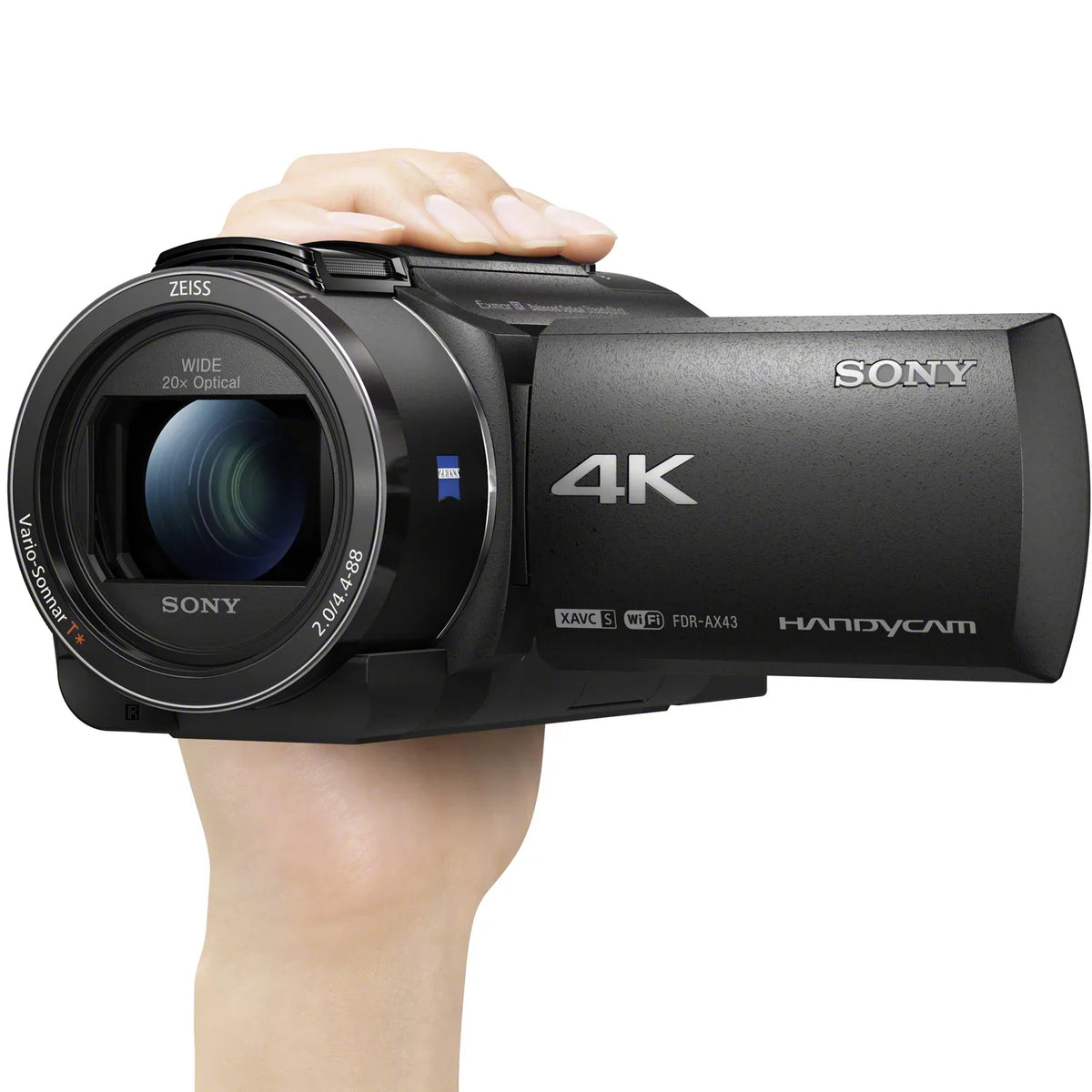 4K R CMOS Sony with AX43A Handycam Digital Sensor Video Camcorder Exmor