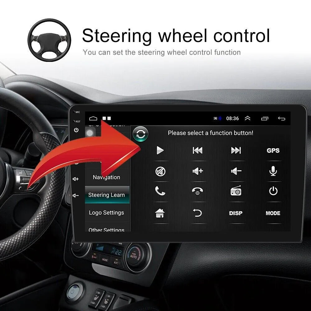 & Navi Camera Auto 2+32GB FM Carplay Support Radio IPS 2006-2011 for GPS 10.1 Stereo Backup Car 1280*720 Civic Touchscreen 12 Android Honda inches Car Android BT