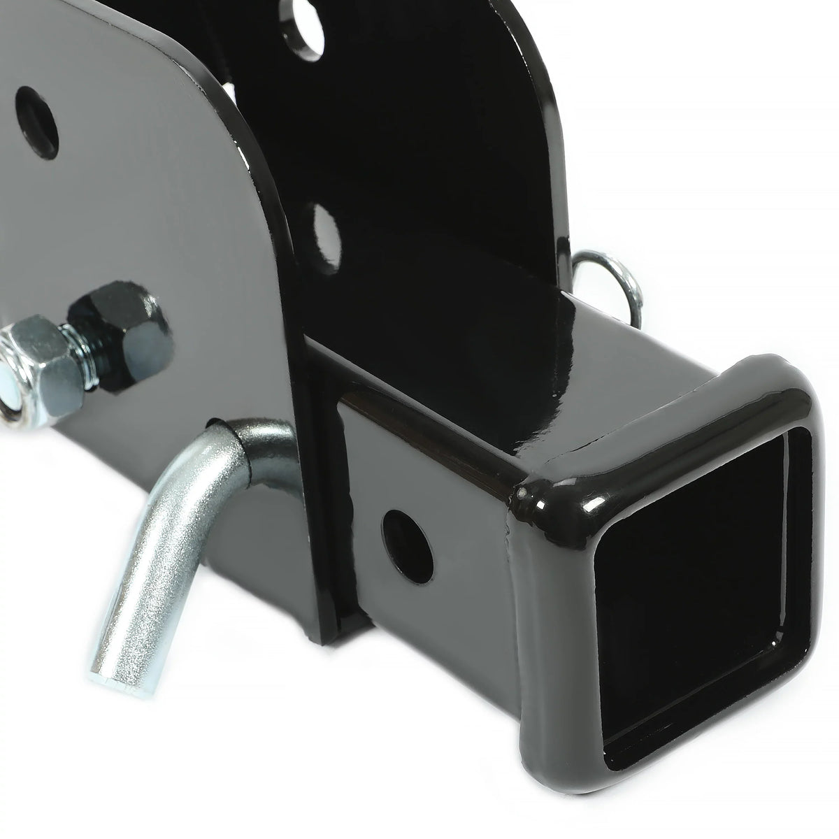 Up Folding Wheelchair Cargo Pounds Tongue to 2” Hitch Receiver Black Carrier Weight Mount Trailer Steel 500 Kojem